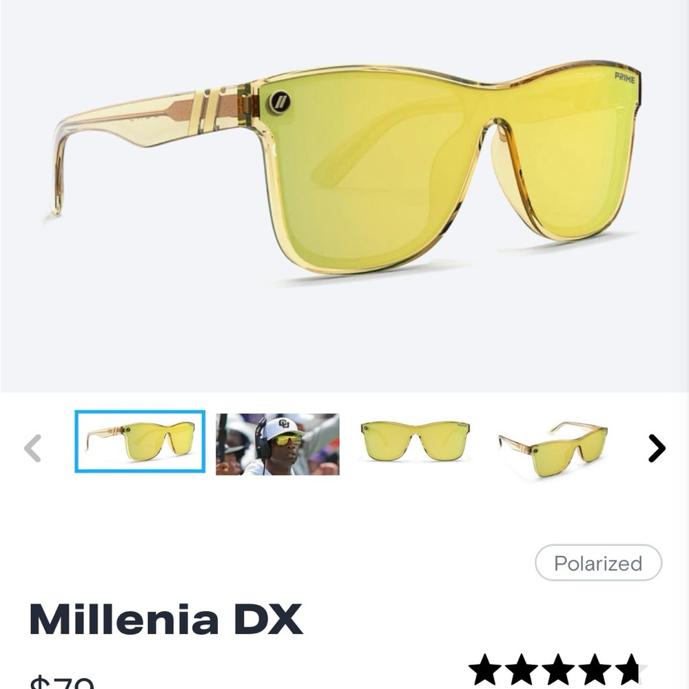 Brand new! Never worn blenderz millennia DX sunglasses